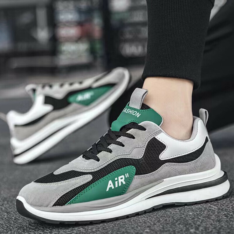 Casual sports shoes [D75 black and green] [39-44 sizes] [Contact customer service after placing the order to confirm the delivery size]
