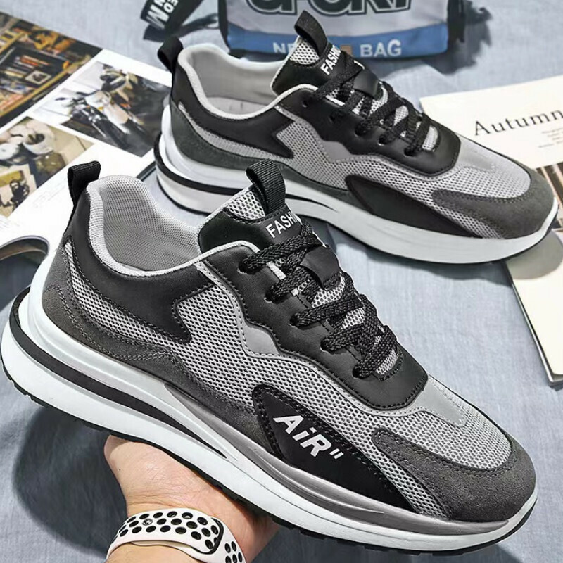 Casual sports shoes [D75 black and gray] [size 39-44] [contact customer service after placing the order to confirm the delivery size]