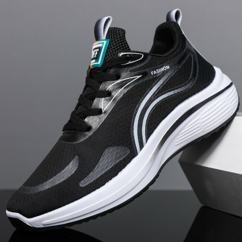 Casual sneakers [black] [size 39-44] [contact customer service after placing order to confirm delivery size]