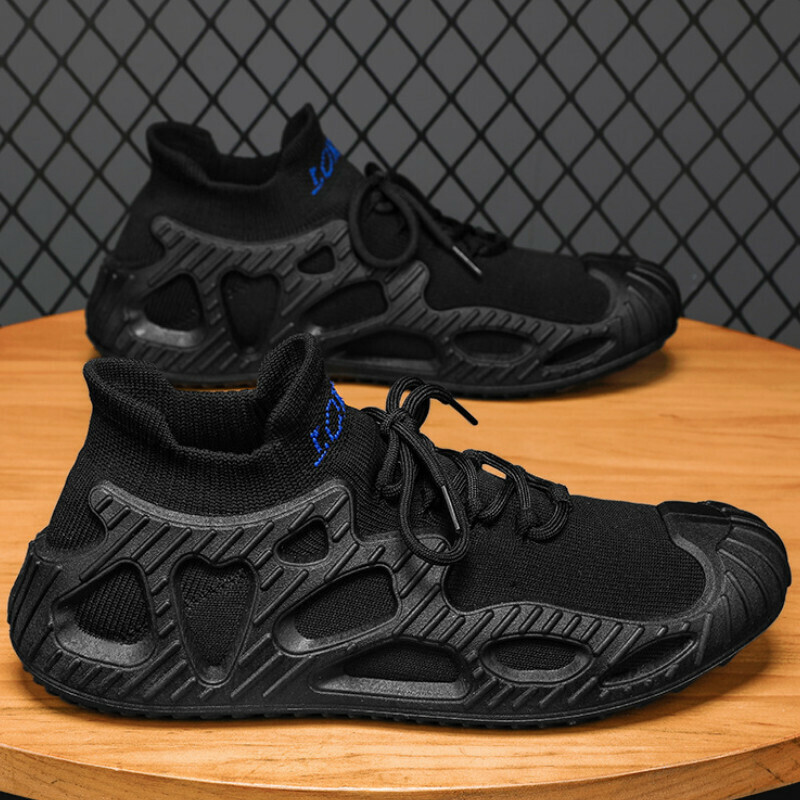 Casual sneakers [black] [size 39-44] [contact customer service after placing order to confirm delivery size]