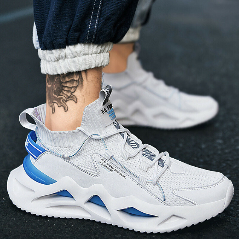 Casual sneakers [white] [size 39-44] [contact customer service after placing order to confirm delivery size]