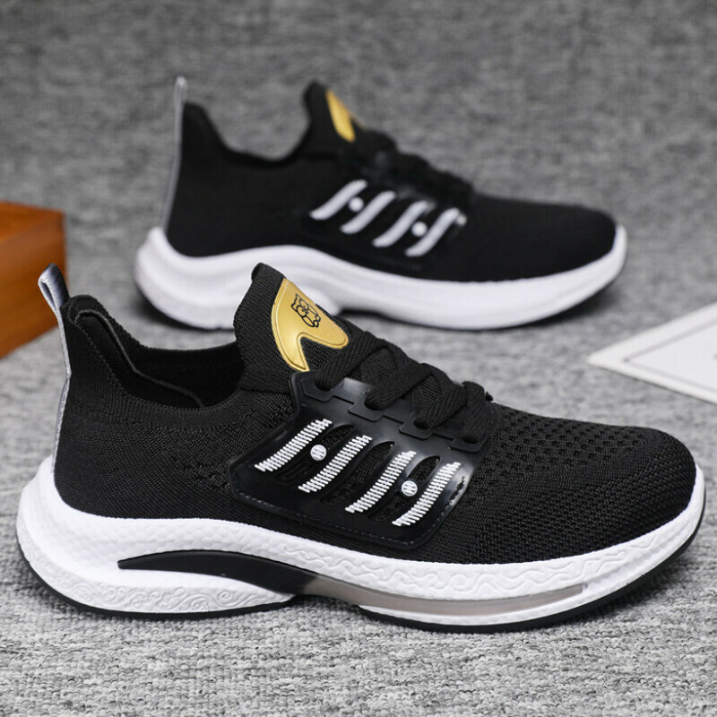 Casual sneakers [black] [size 39-44] [contact customer service after placing order to confirm delivery size]