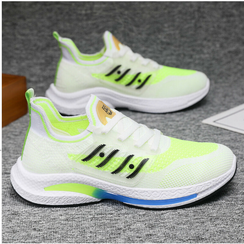Casual sports shoes [white and yellow] [size 39-44] [contact customer service after placing the order to confirm the delivery size]