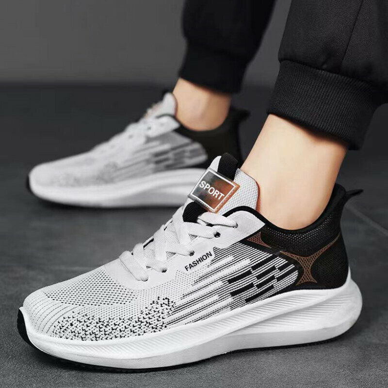 Casual sports shoes [white and black] [size 39-45] [contact customer service after placing the order to confirm the delivery size]