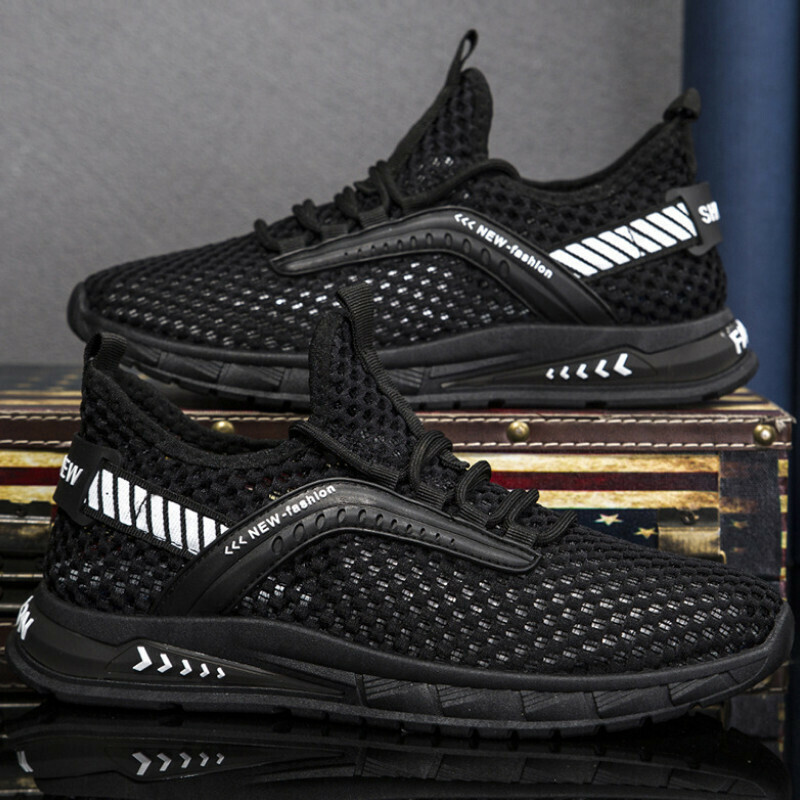 Casual sneakers [black] [size 39-44] [contact customer service after placing order to confirm delivery size]