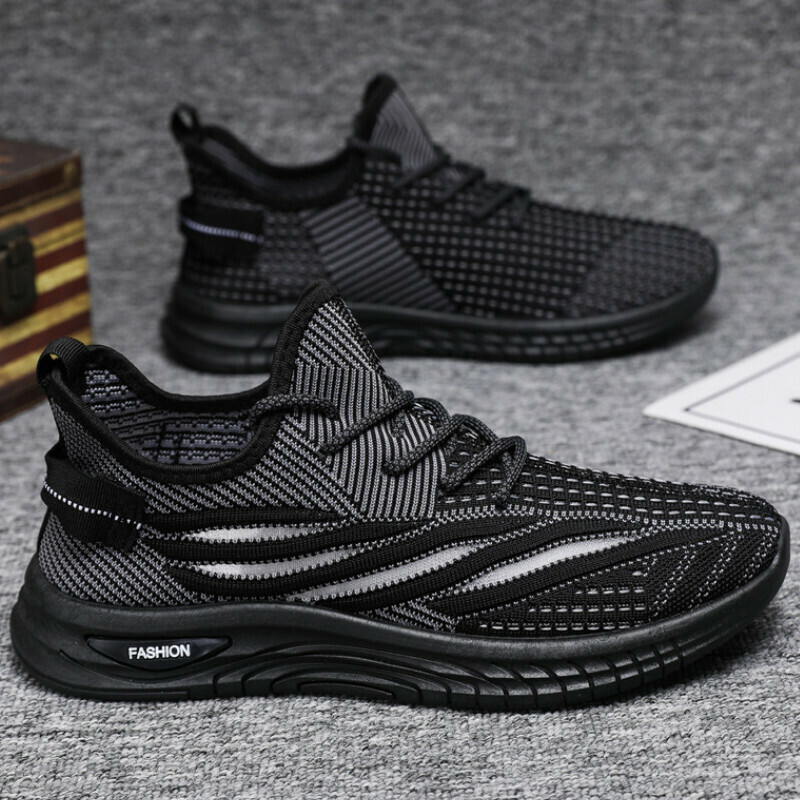 Casual sneakers [black] [size 39-44] [contact customer service after placing order to confirm delivery size]