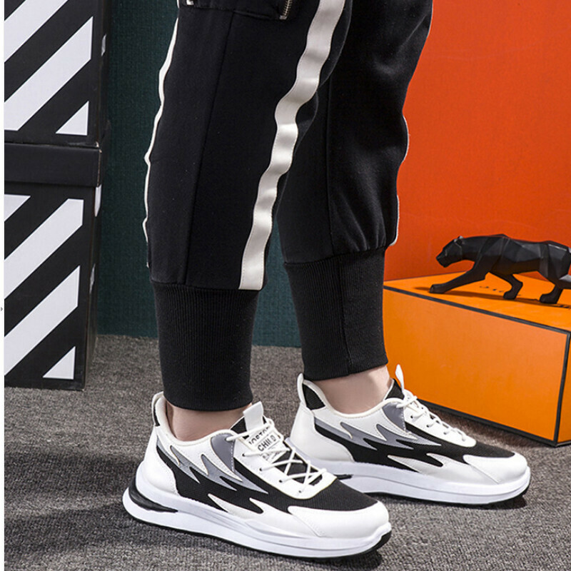 Casual sports shoes [black and gray] [size 39-44] [contact customer service after placing the order to confirm the delivery size]