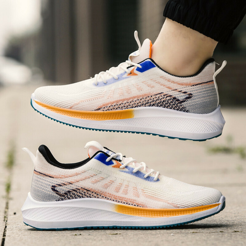 Casual sports shoes [white orange] [size 39-44] [contact customer service after placing the order to confirm the delivery size]