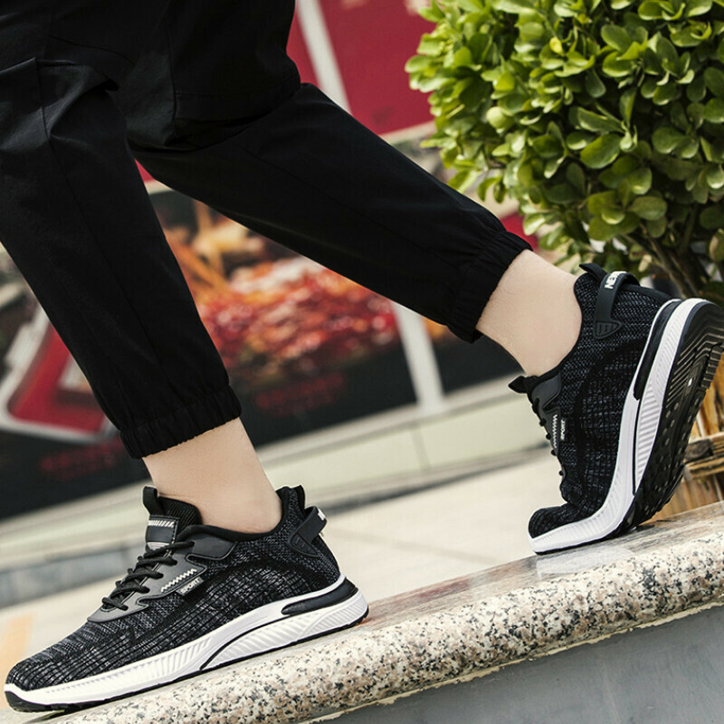 Casual sneakers [black] [size 39-44] [contact customer service after placing order to confirm delivery size]