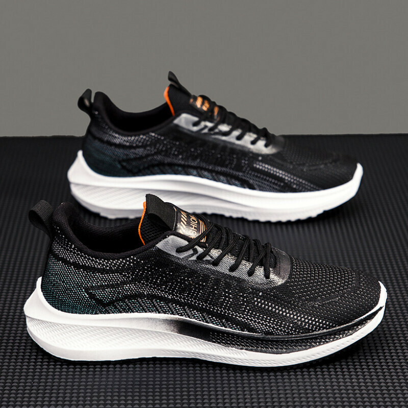 Casual sneakers [black] [size 39-44] [contact customer service after placing order to confirm delivery size]