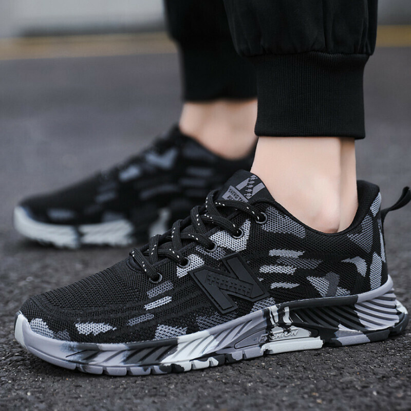 Casual sports shoes [black and gray] [size 39-44] [contact customer service after placing the order to confirm the delivery size]