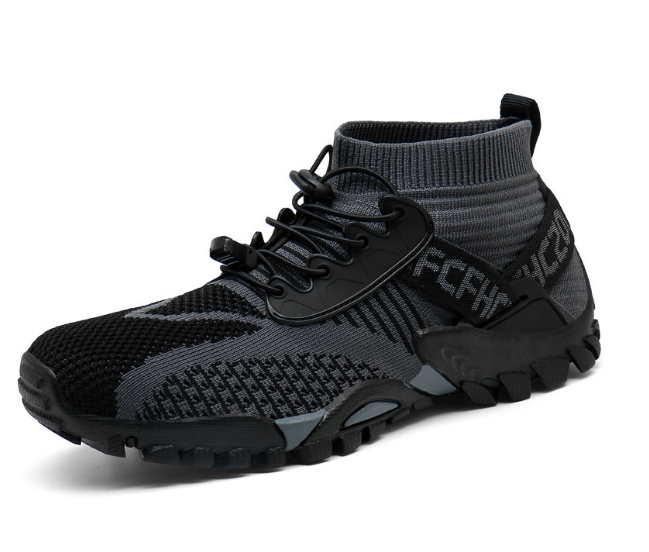 Men's lightweight mesh breathable sneakers (zm-900-black and gray) (size: 39-45) (please contact customer service to confirm the delivery size after placing the order)