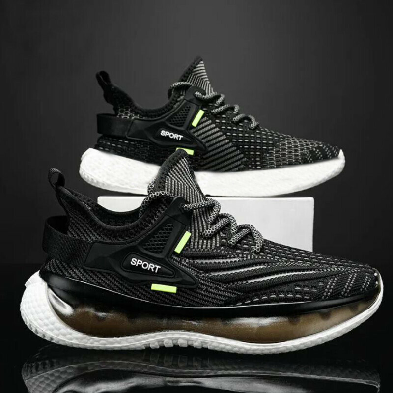 Casual sneakers [black] [size 39-44] [contact customer service after placing order to confirm delivery size]