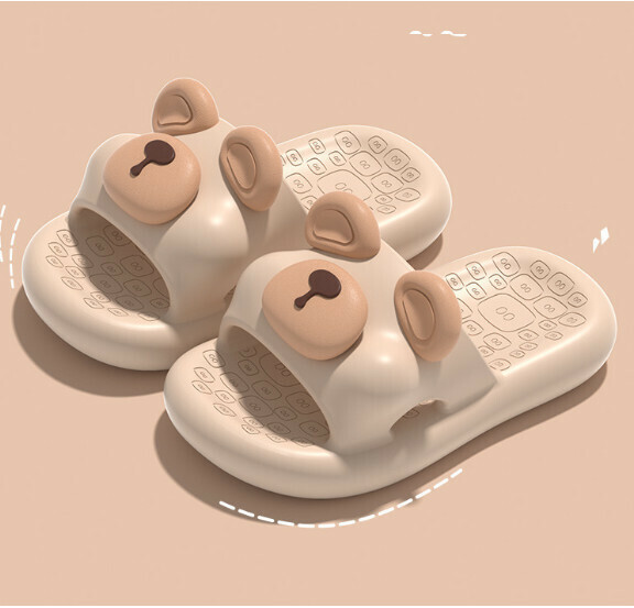 Cartoon Sandals [Light Coffee] (Size: 40-45) [Please contact customer service to confirm the delivery size after placing the order]