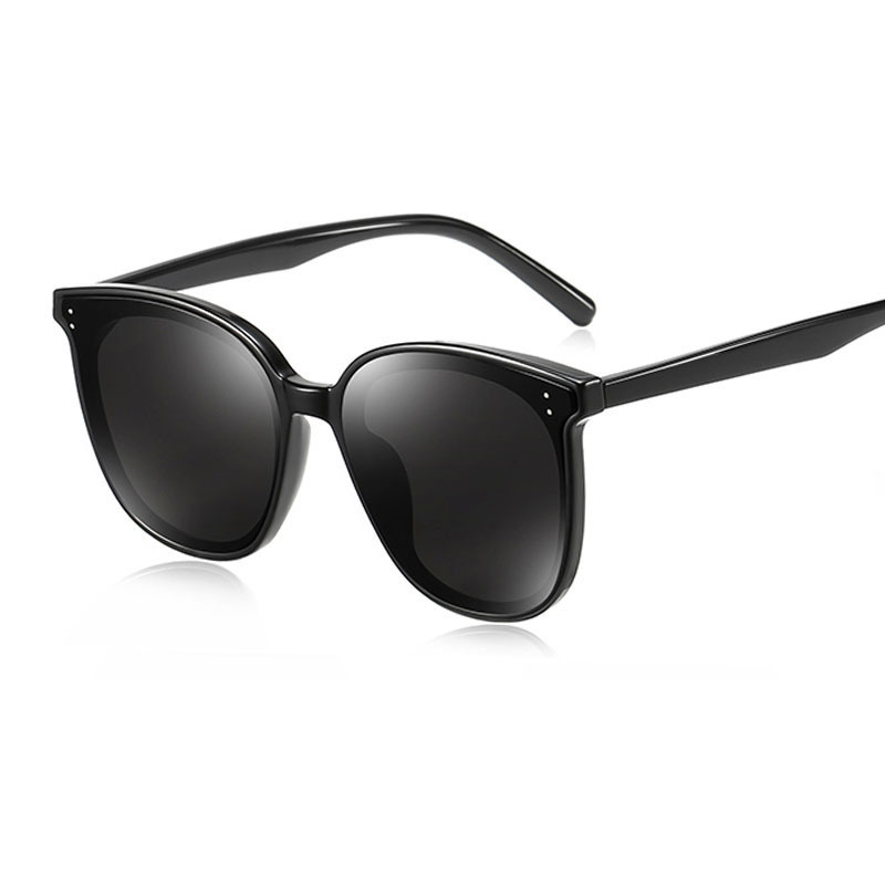 New style myopia sunglasses women's nylon sunglasses (nude glasses C black frame 2 meters + 1.1 polarized lens 20220)