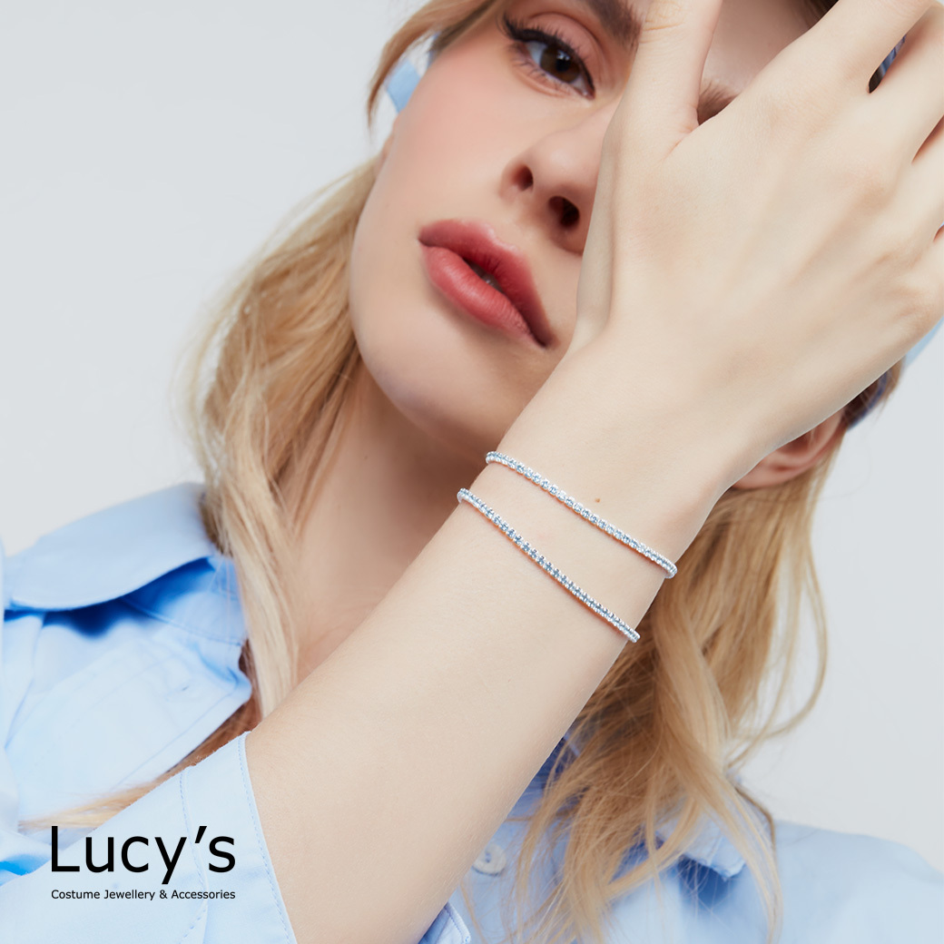 彩虹手鍊｜925純銀 開啟自由心境 (銀天空藍) (128962)