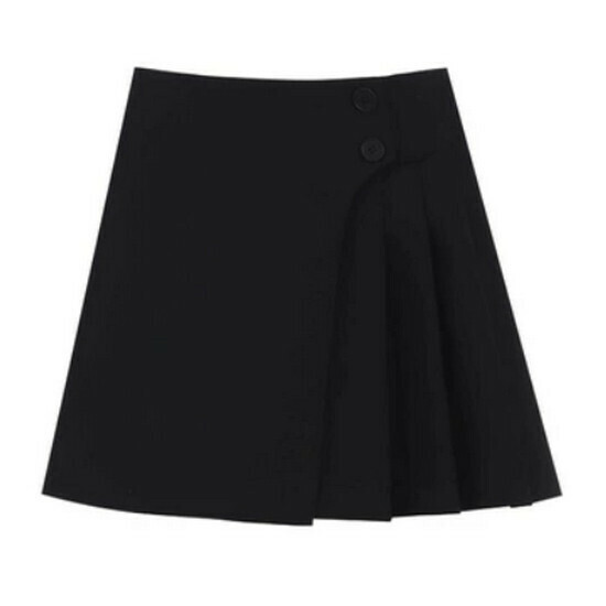 Hot selling irregular pleated skirt [black] [S-2XL size] (please contact customer service to confirm the delivery size after placing the order)