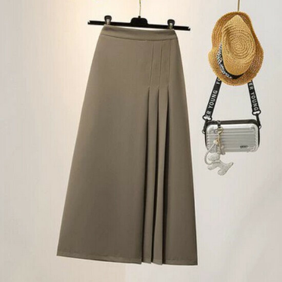 Hot Selling High Waist Suit A-Line Skirt [Light Card] [L-4XL Size] (Please contact customer service to confirm the delivery size after placing the order)
