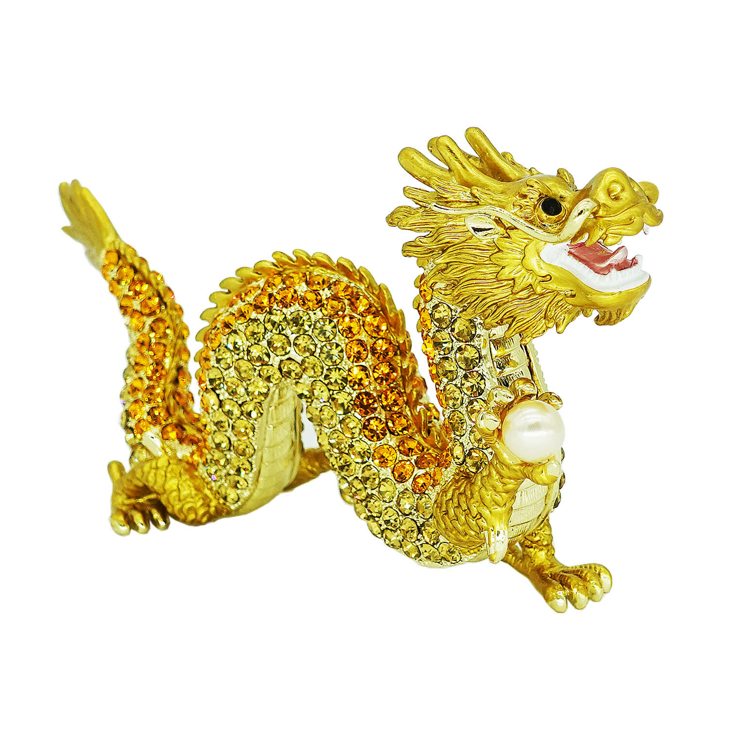 ADELINA crystal and enamel dragon