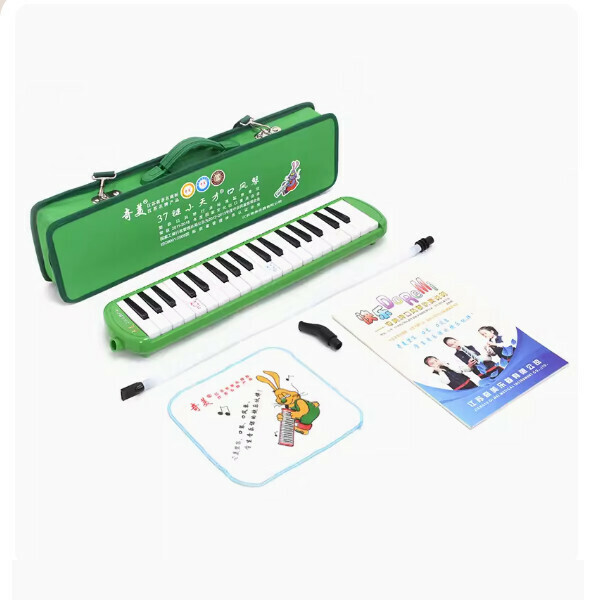 Hot Recommended Mouth Organ (37 Keys Green (Little Talent Canvas Hard Case))