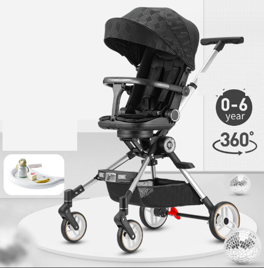 爆款嬰兒推車（星耀黑-鋁合金車架）