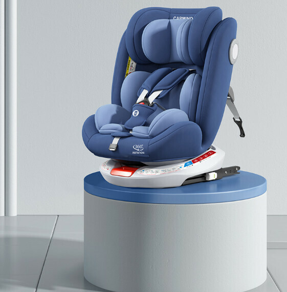 Popular child car safety seat (tech blue SOFIX hard interface model + 360 degree rotation)