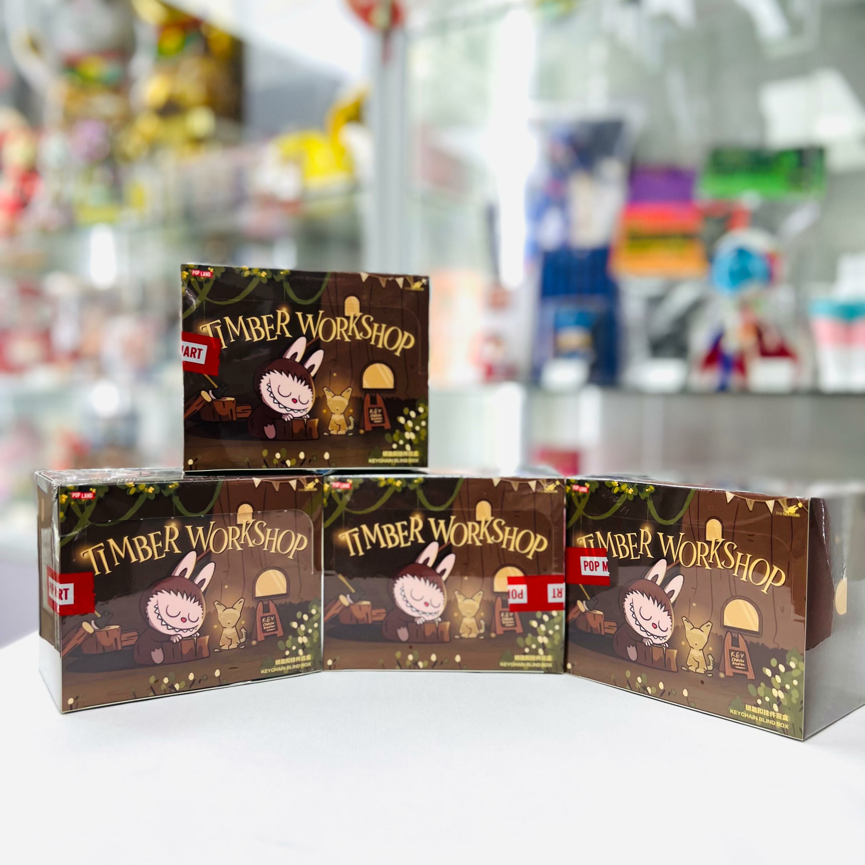 Labubu Timber Workshop Keychain Blind Box (POP MART)