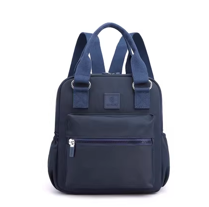 Popular lightweight backpack for women, mom bag, travel and leisure bag, multi-functional [dark blue]