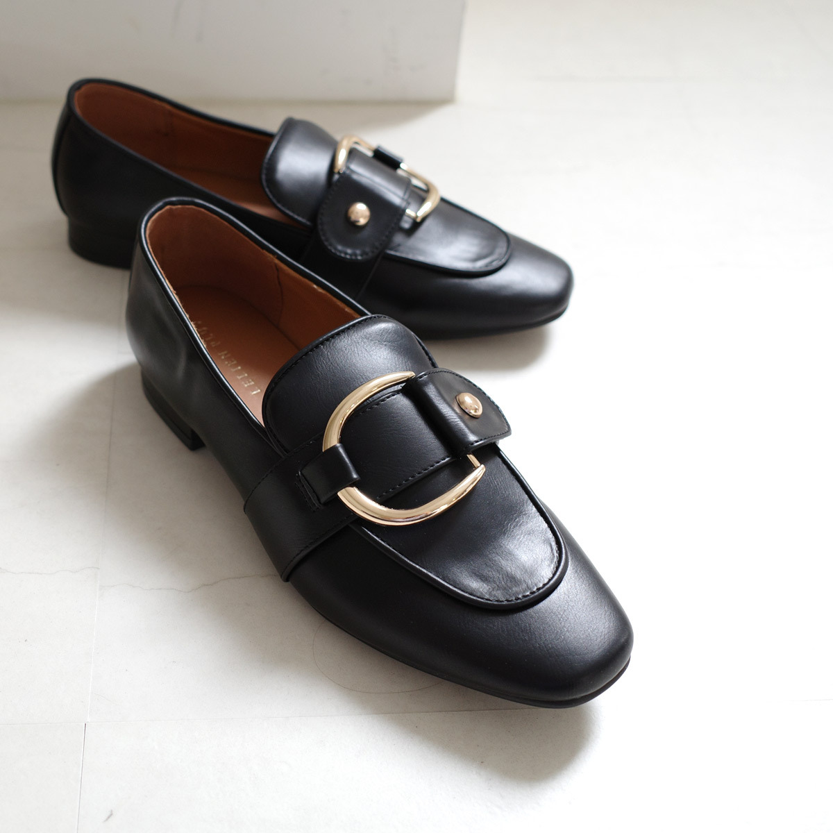 方頭搭扣樂福鞋 女鞋