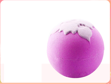 Hotly recommended whitening fragrance bath ball ((dream lavender) with quicksand effect)