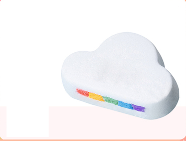 Hot recommended whitening fragrance bath ball ((milk rainbow cloud) with quicksand effect)