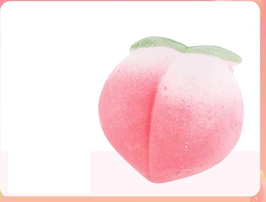 Hotly recommended whitening fragrance bath ball ((peach) with quicksand effect)