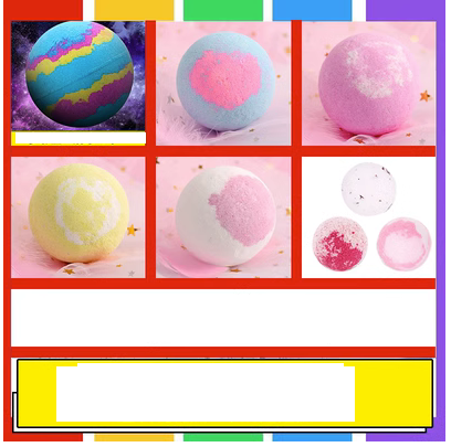 Hotly recommended whitening fragrance bath salt balls (starry sky lucky bag*8 pieces)