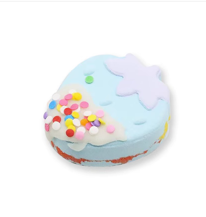 Hot recommended deodorant bubble bath ball bath salt ball bath bath ball SPA bubble bomb (Glacier Strawberry*1)