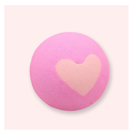 Hot recommended deodorant bubble bath ball bath salt ball bath bath ball SPA bubble bomb (pink heart * 1)