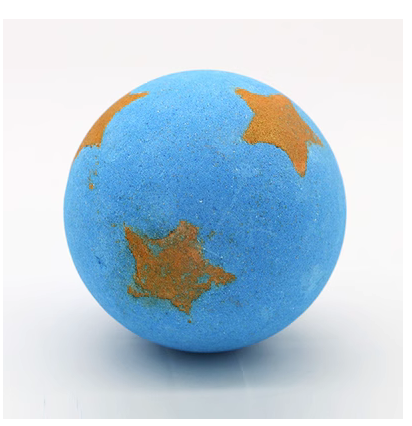 Hotly recommended deodorant bubble bath ball bath salt ball bath bath ball SPA bubble bomb (star sea * 1)
