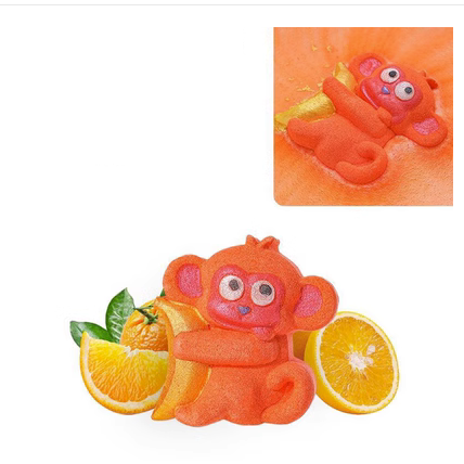 Hot recommended deodorant bubble bath ball bath salt ball bath bath ball SPA bubble bomb (monkey*1)