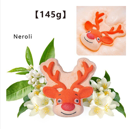 Hot recommended fragrance bubble bomb bubble bath salt ball (elk*1 piece)