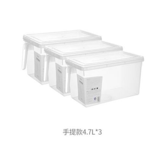 爆款冰箱保鮮盒（透明【手提保鮮盒】3個裝）