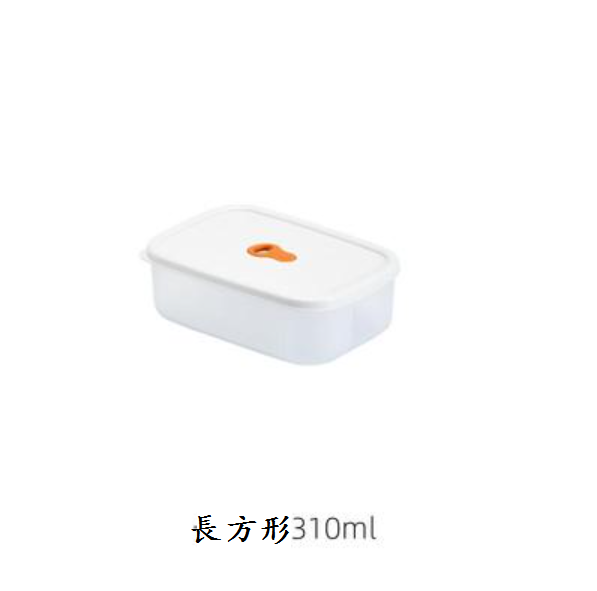 Popular refrigerator crisper (transparent [rectangular 310ml] 1 piece)