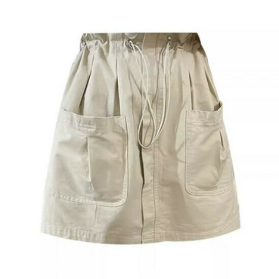 Hot selling elastic waist skirt [Apricot] [M-2XL size] (please contact customer service to confirm the delivery size after placing the order)