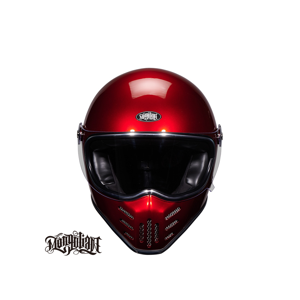 MONGOLIAN 蒙古人 鎖鏡武侍魂星戰帽 全罩安全帽