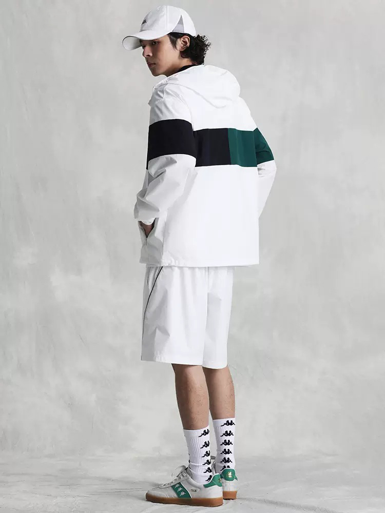 【限時特賣】男女適穿 抗UV輕薄連帽拼接外套