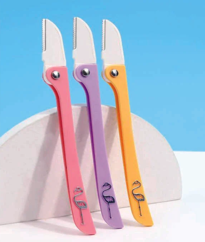 日本原裝Feather 羽毛安全修眉刀(可折疊) 1入 單支