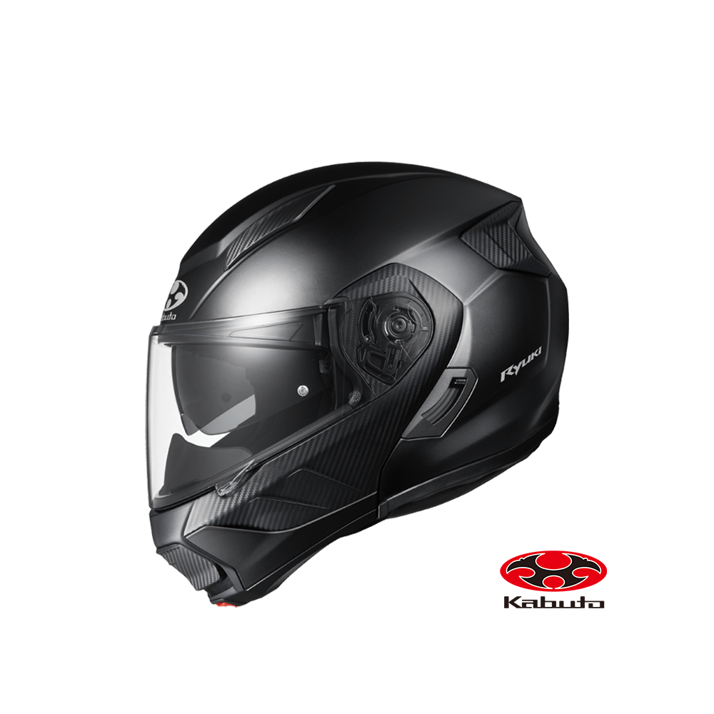 OGK RYUKI 素色款 龍騎 可掀式全罩  安全帽 消光黑