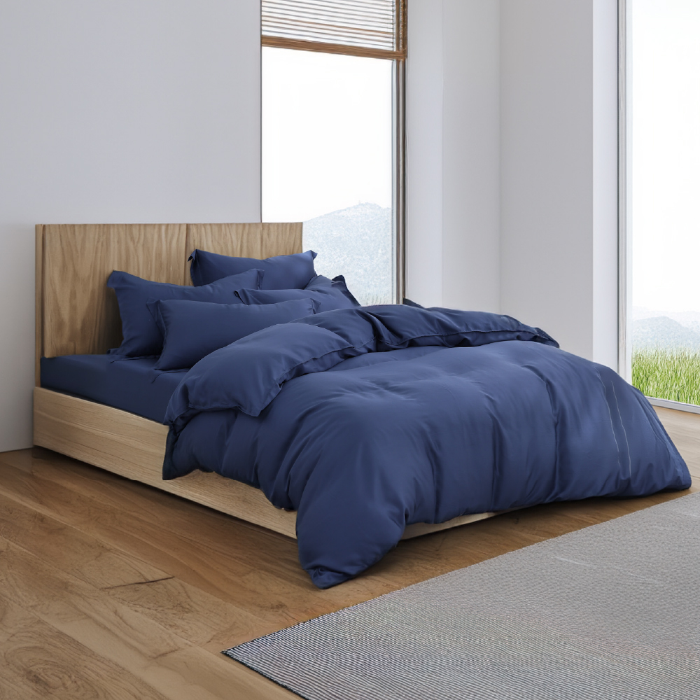 60支天絲｜100%萊賽爾｜深海藍｜單品&床包被套組