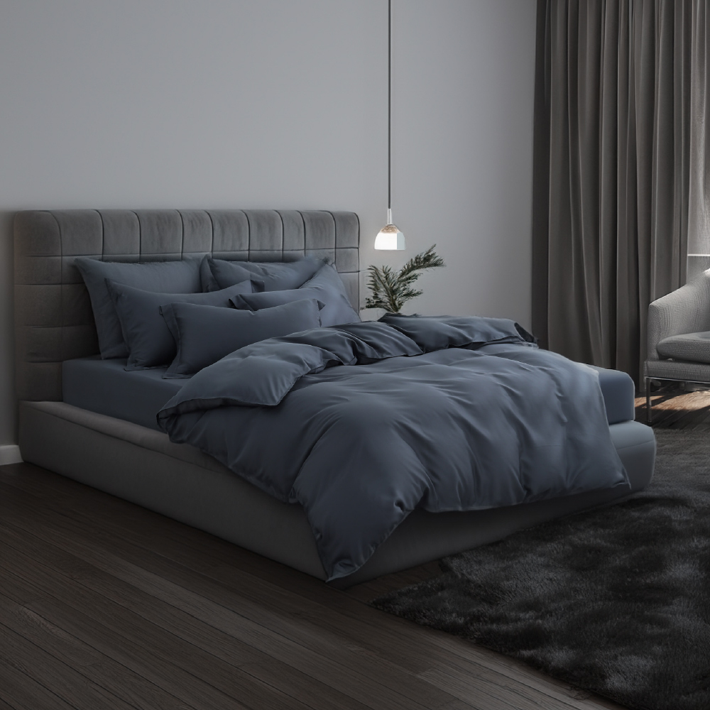 60支天絲｜100%萊賽爾｜烟黛色｜單品&床包被套組