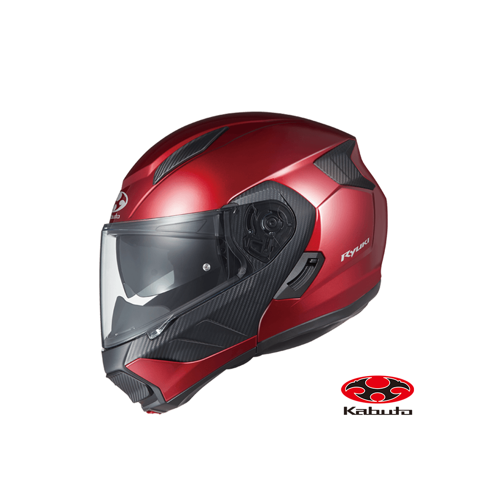 OGK RYUKI 素色款 龍騎 可掀式全罩  安全帽 酒紅