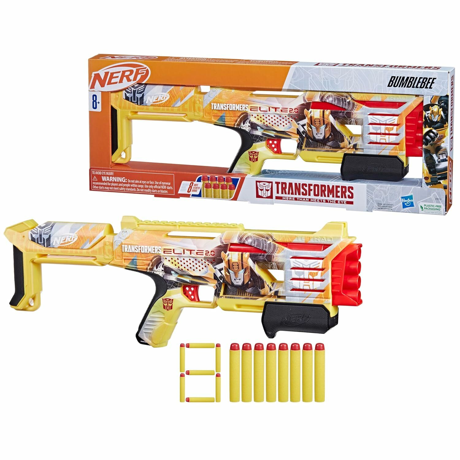 《孩之寶 HASBRO》 NERF 變形金剛大黃蜂射擊器