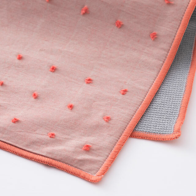 中川政七商店-花格子眼鏡布 / 薄紅